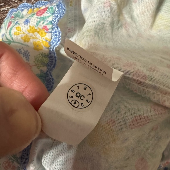 NWOT Peggy Green heirloom floral button front bloomer set 18m baby girl - Picture 5 of 5